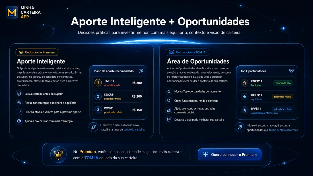 Tela real do Radar de Oportunidades